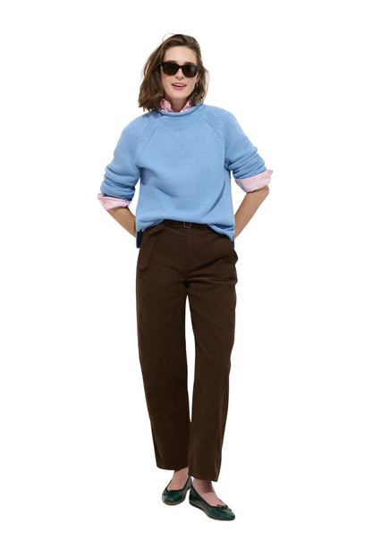 Eastport Rollneck in Poppy Blue