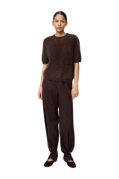 Brushed Short Sleeve in Mocha