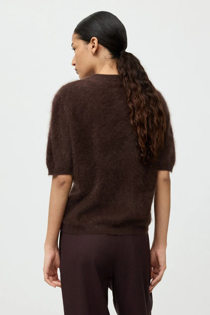 Brushed Short Sleeve in Mocha