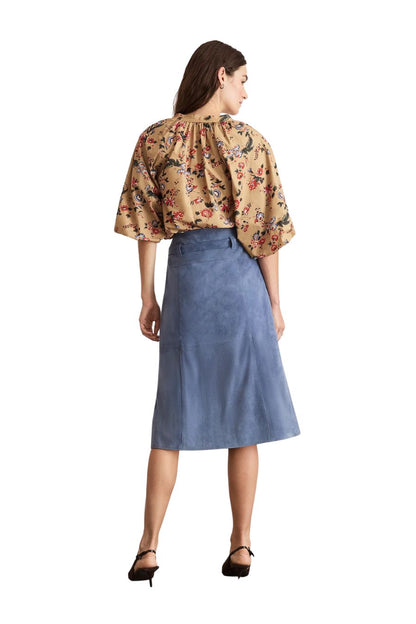 Marine Top in Dark Khaki Multi