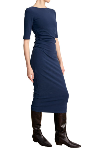 Charissa Dress in Heritage Navy