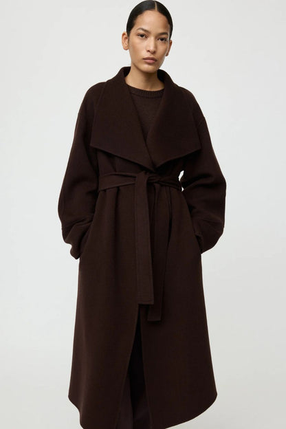 Long Coat in Mocha