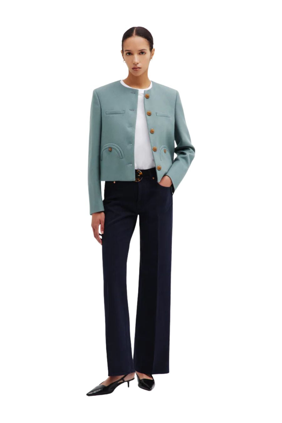 Mystère Shamo Bolero in Aqua