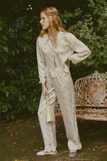 Felise Pant in Camillia Bloom