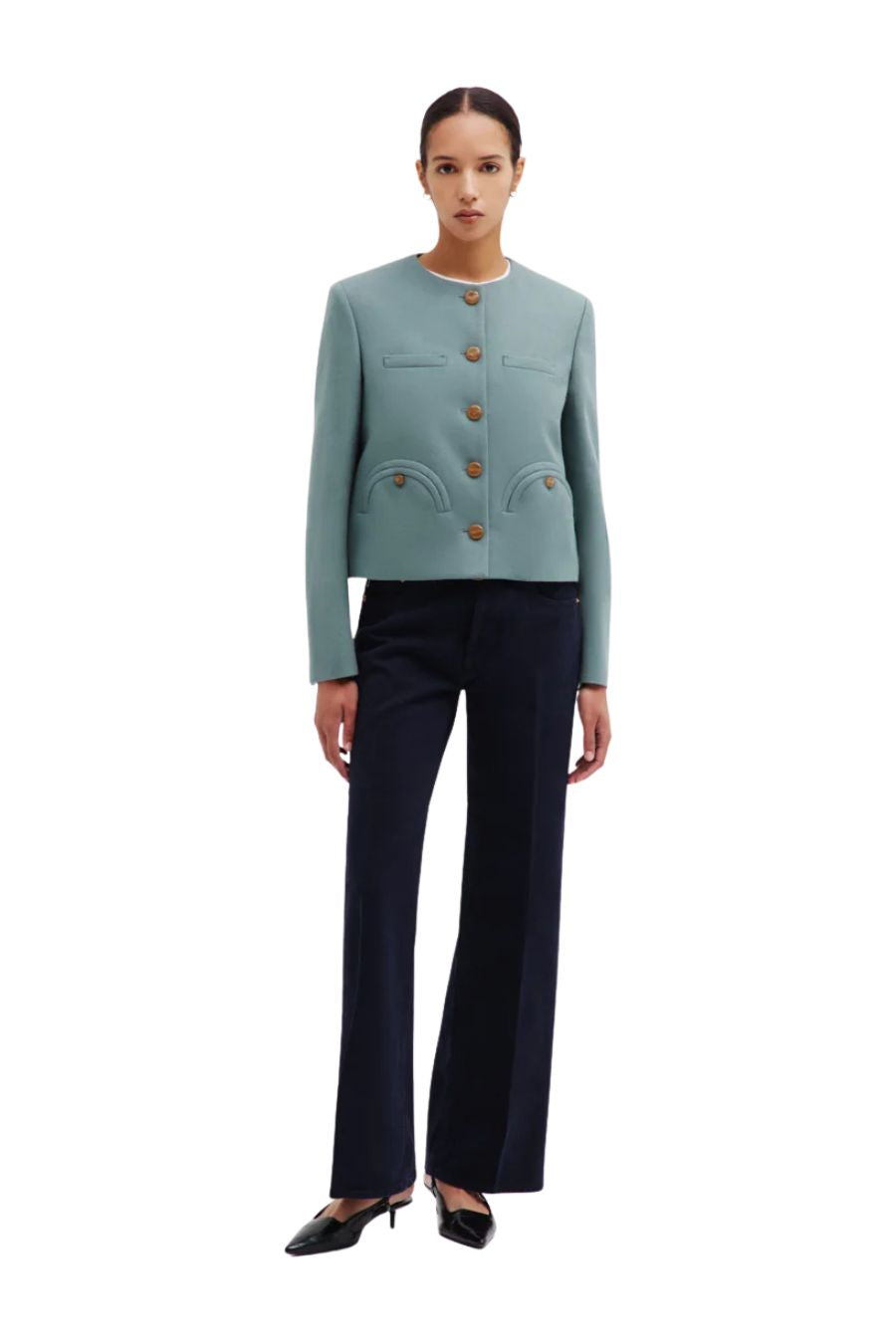 Mystère Shamo Bolero in Aqua