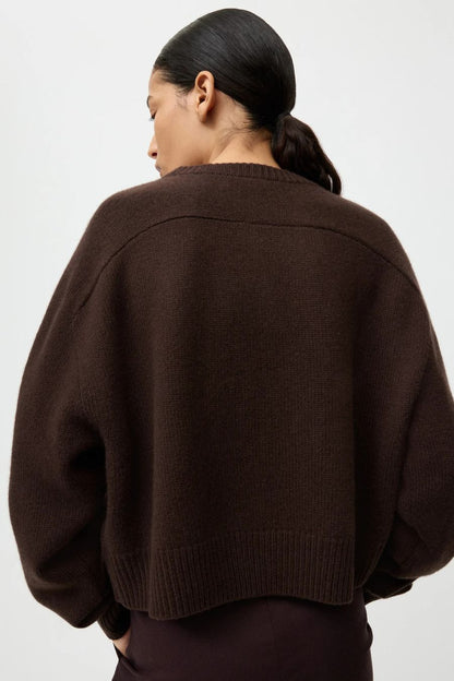 Cashmere Top in Mocha