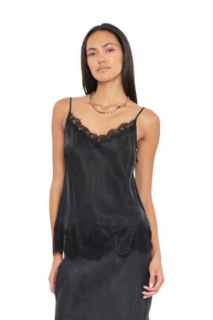 Colette Top in Black by Xirena, alternate view