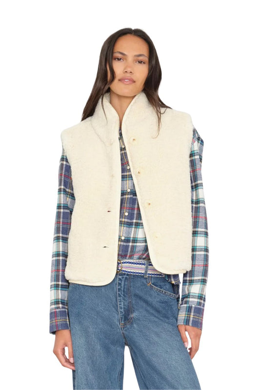 Kensi Vest in Cream