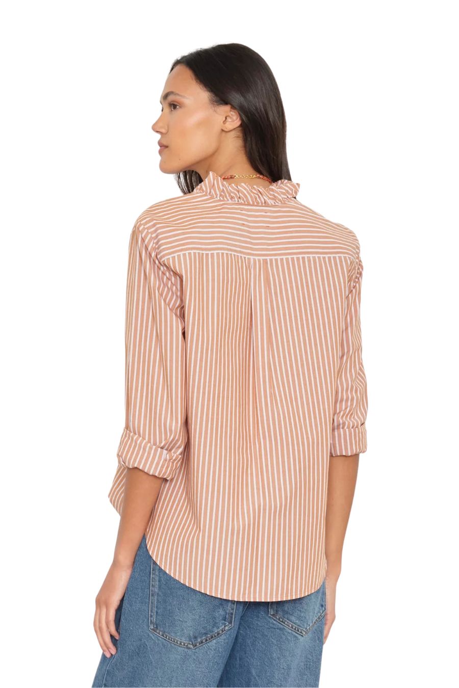 Kayde Shirt in Honey Mustard by Xirena, alternate view