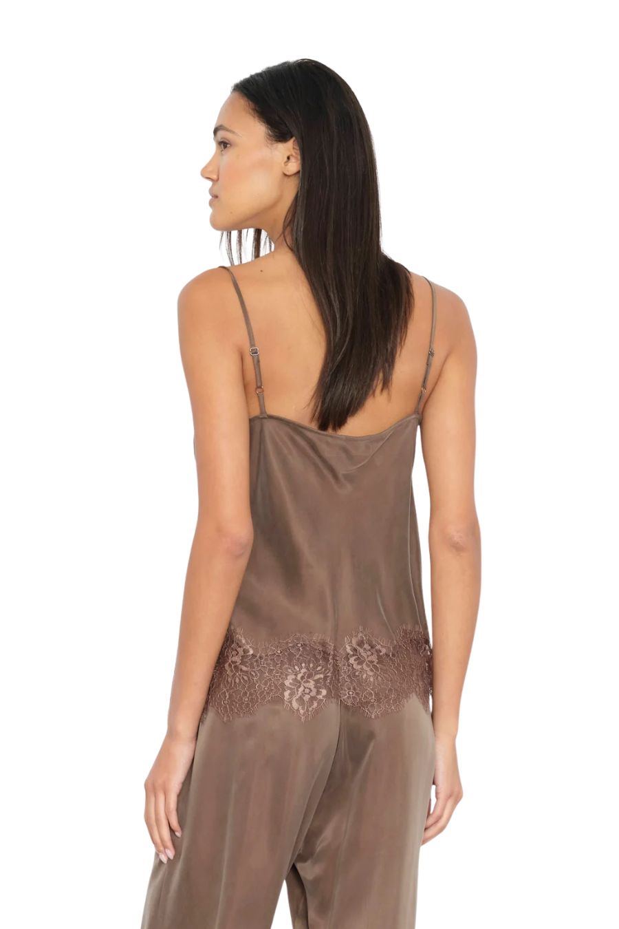Colette Top in Olive Brown by Xirena, alternate view