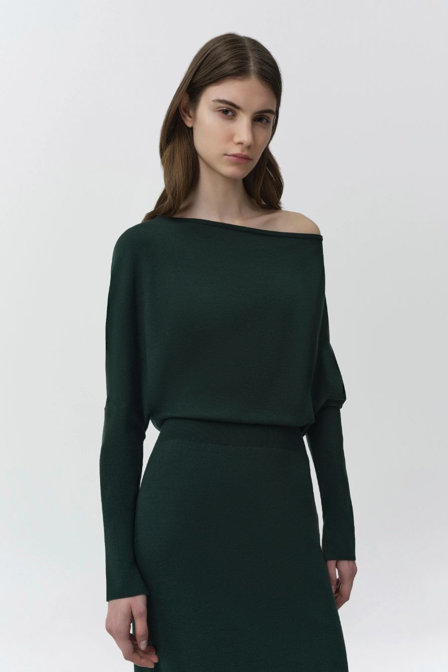 Janese Knit Dress in Everglade