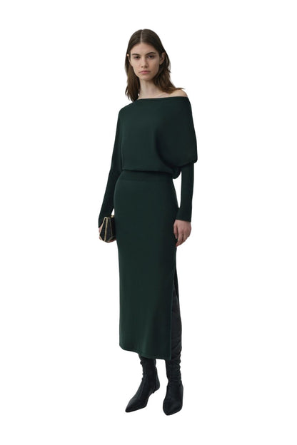 Janese Knit Dress in Everglade