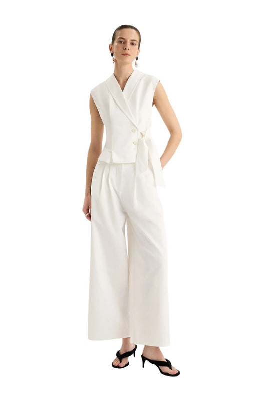 Niebla Pant in White