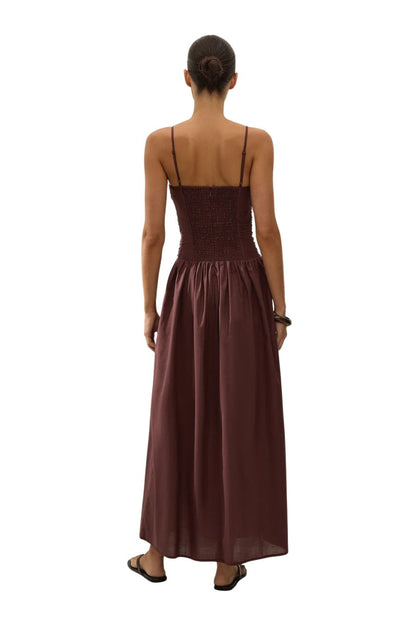 Portlligat Maxi Dress in Port