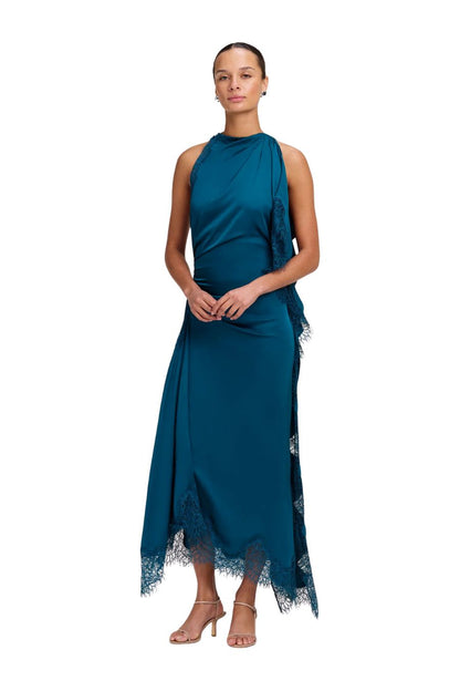 Miriam Dress in Light Teal
