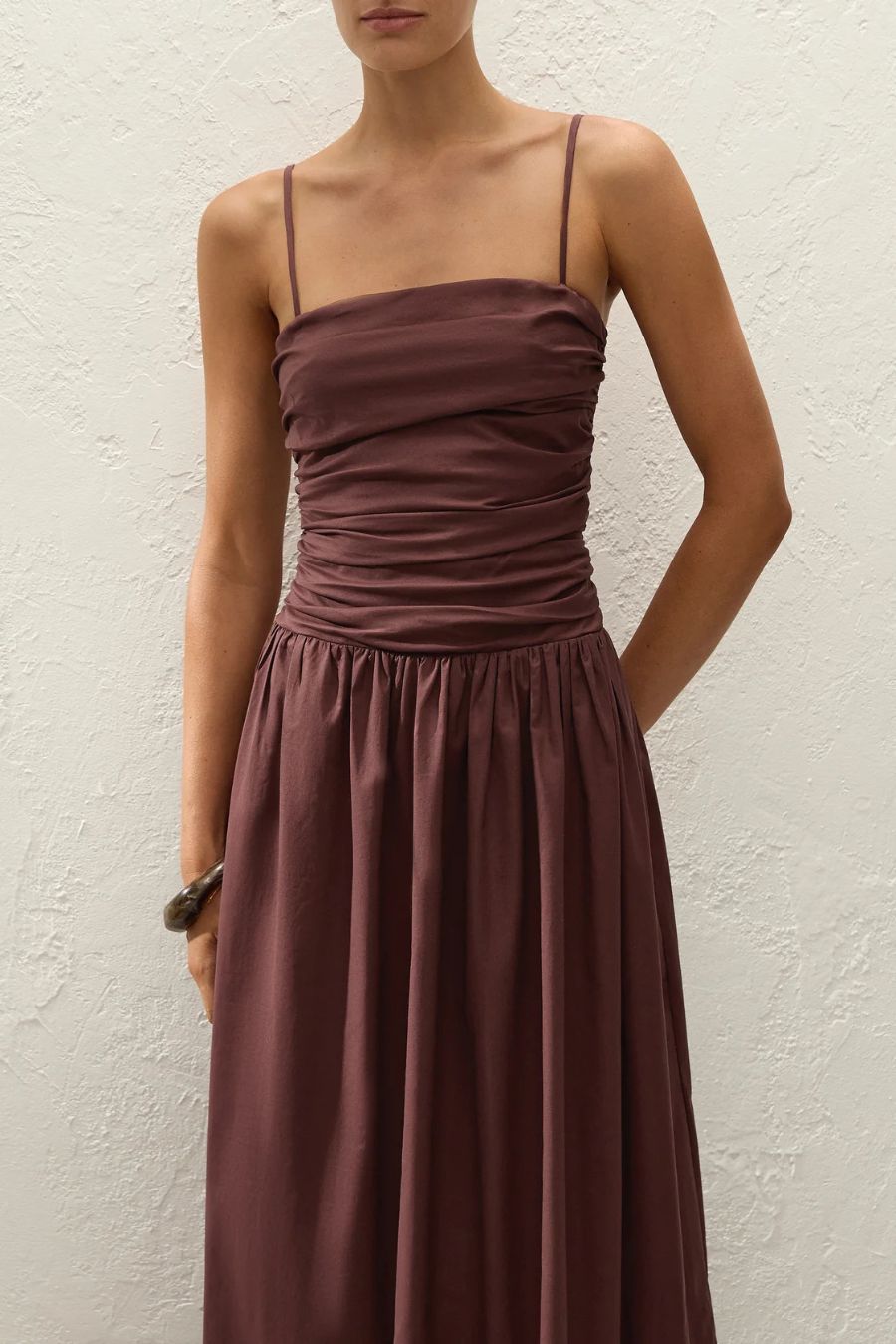 Portlligat Maxi Dress in Port