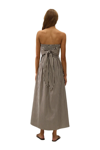 Casimiro Dress in Rita Stripe Port