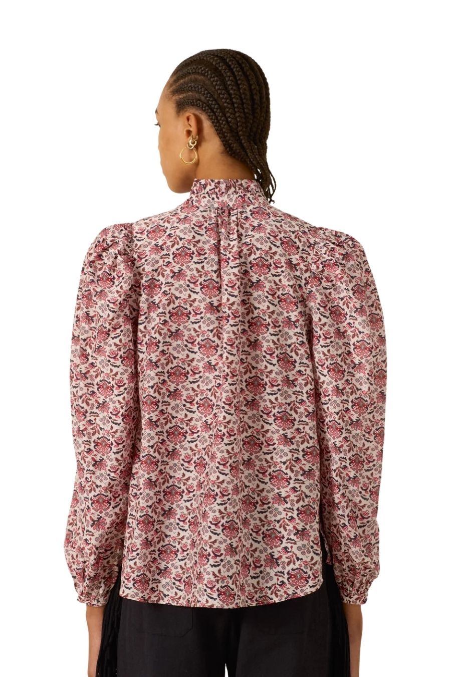 Annabel Horizon Kilim Shirt in Off-White