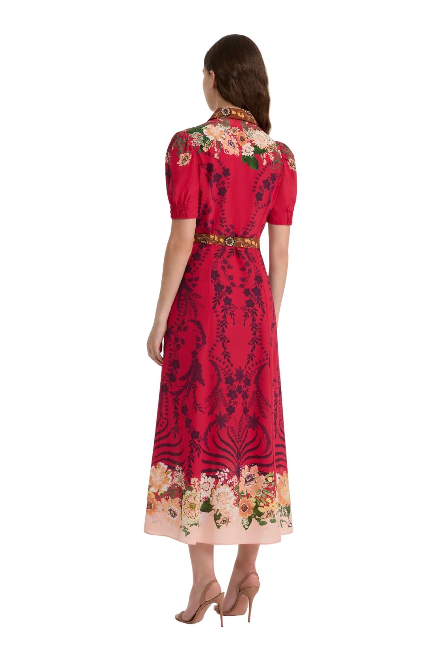 Vanessa D Dress in Aster Border