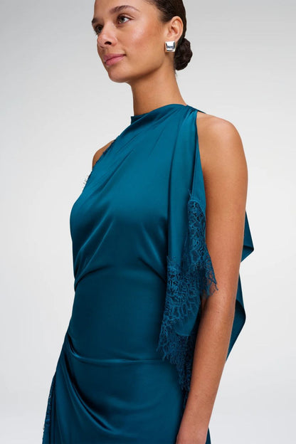 Miriam Dress in Light Teal