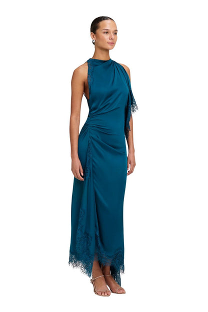 Miriam Dress in Light Teal