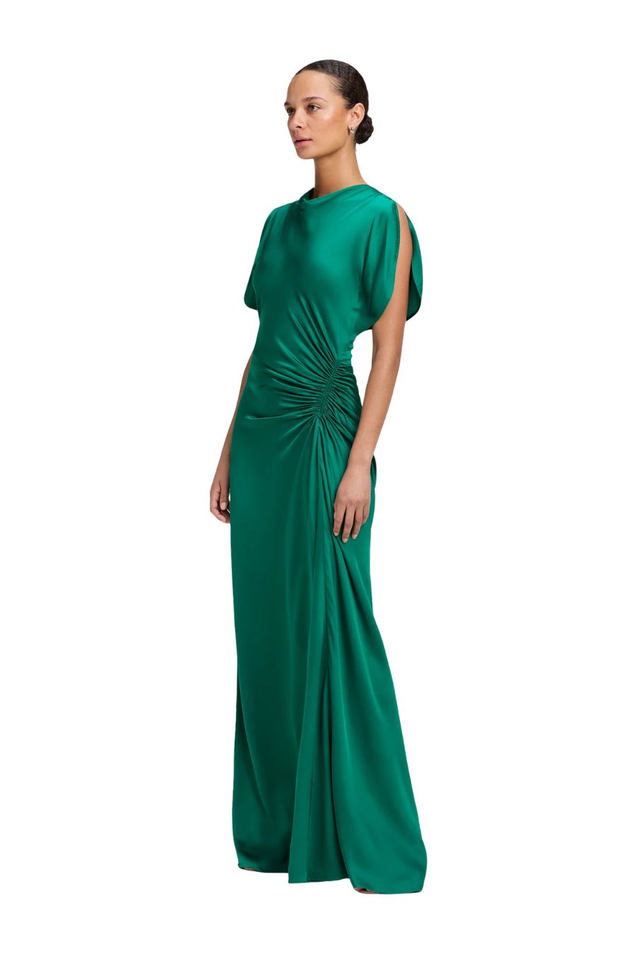 Nadia Gown in Bright Emerald