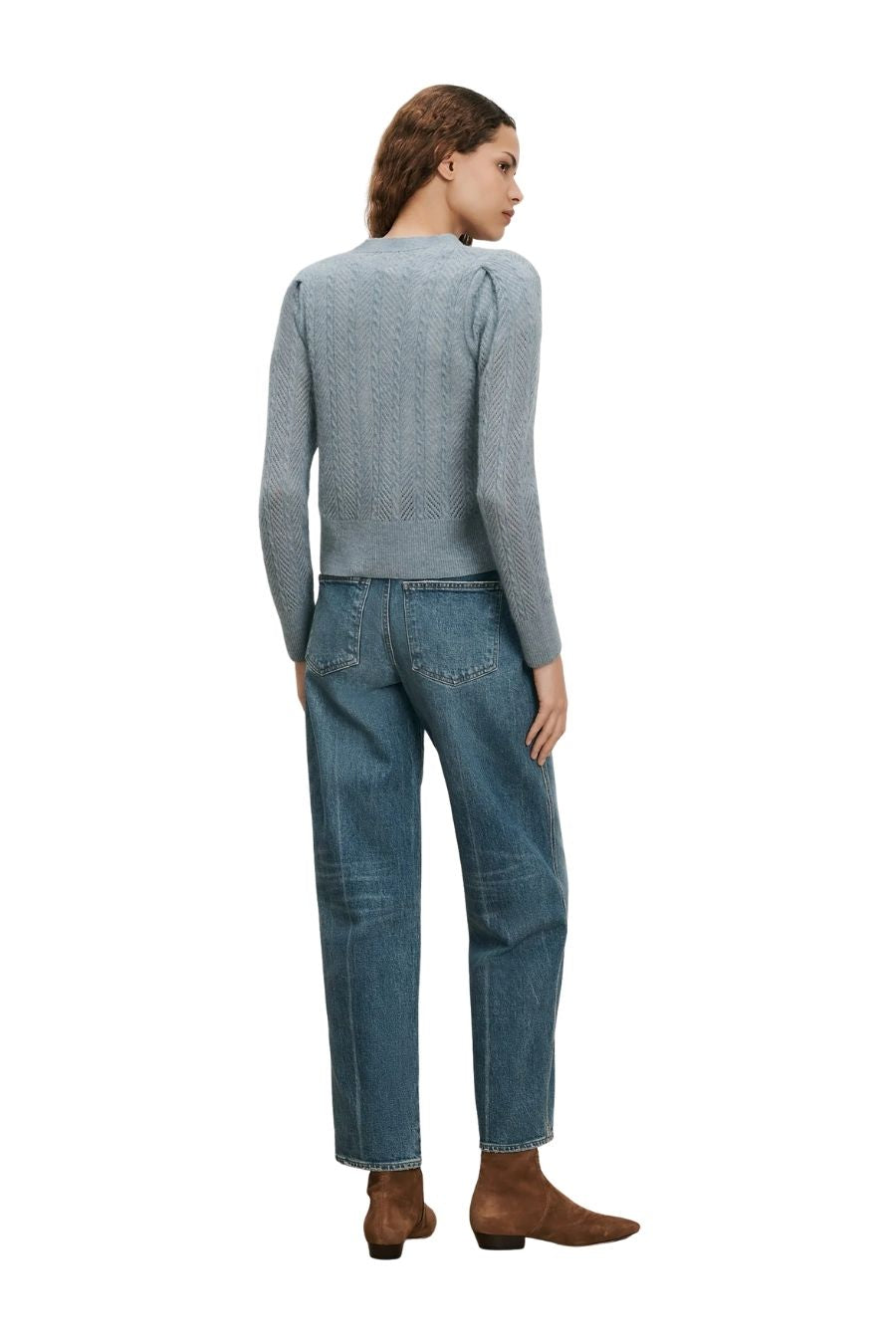 Solene Cardigan in Blue River