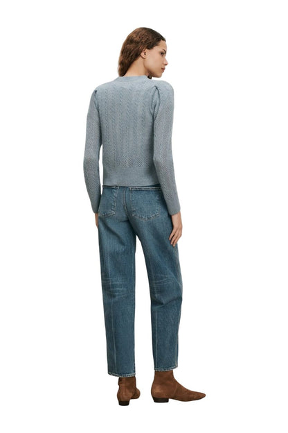 Solene Cardigan in Blue River