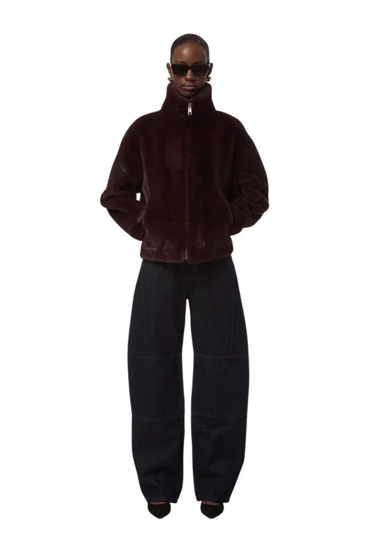 Brooks Coat in Burgundy