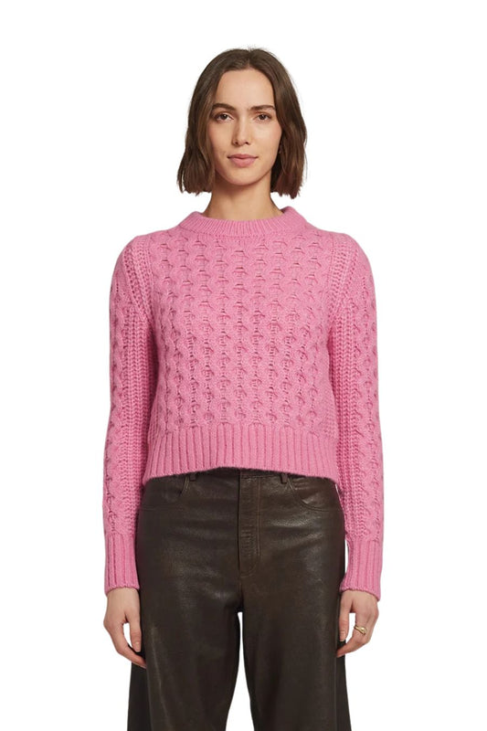 Amara Sweater in Taffy Pink