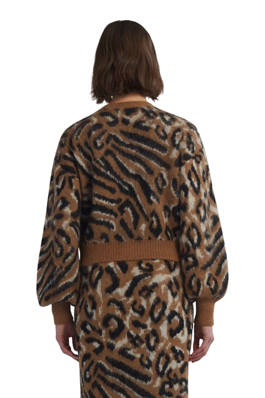 Aviana Cardi Camel/Black/Ivory Combo