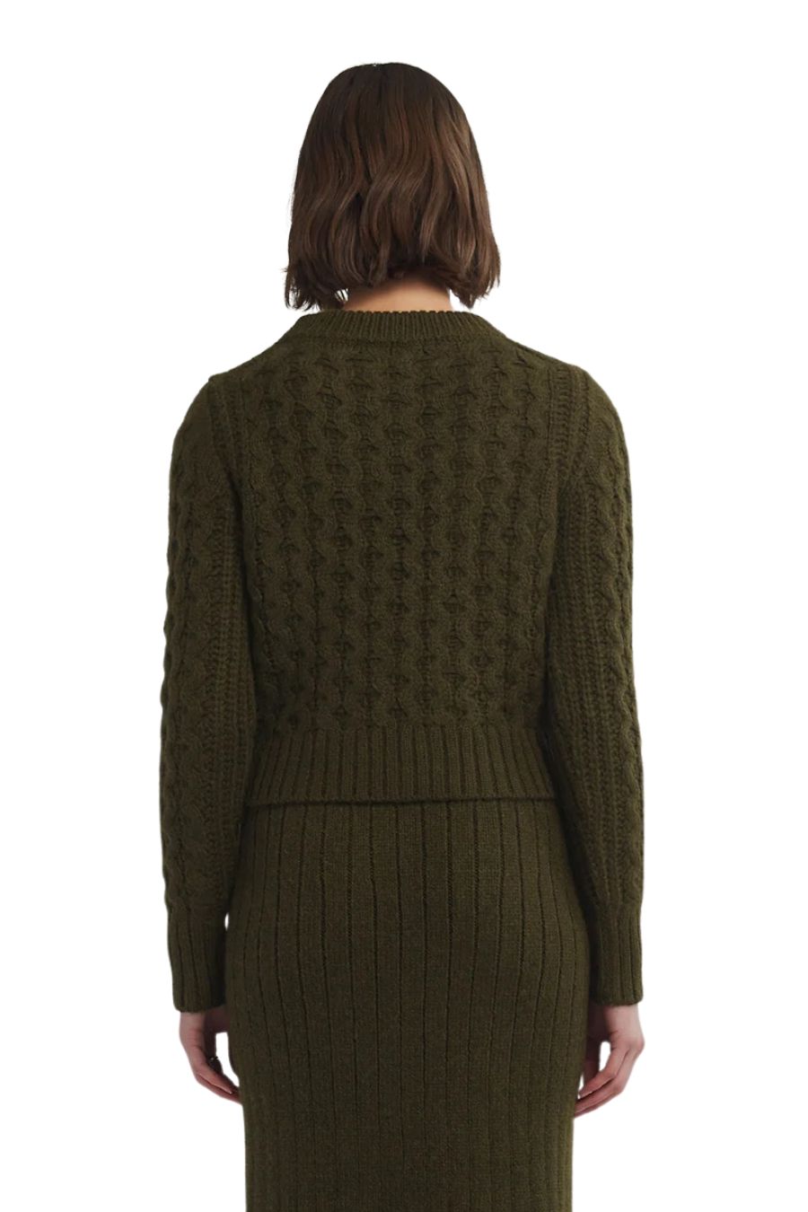 Amara Sweater in Dark Olive