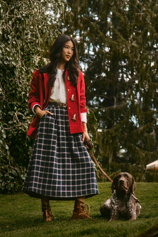 Queenby Skirt in St Andrews Check