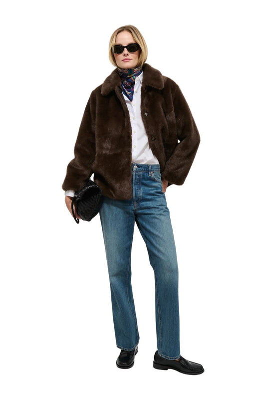 Duane St Jacket in Dark Brown