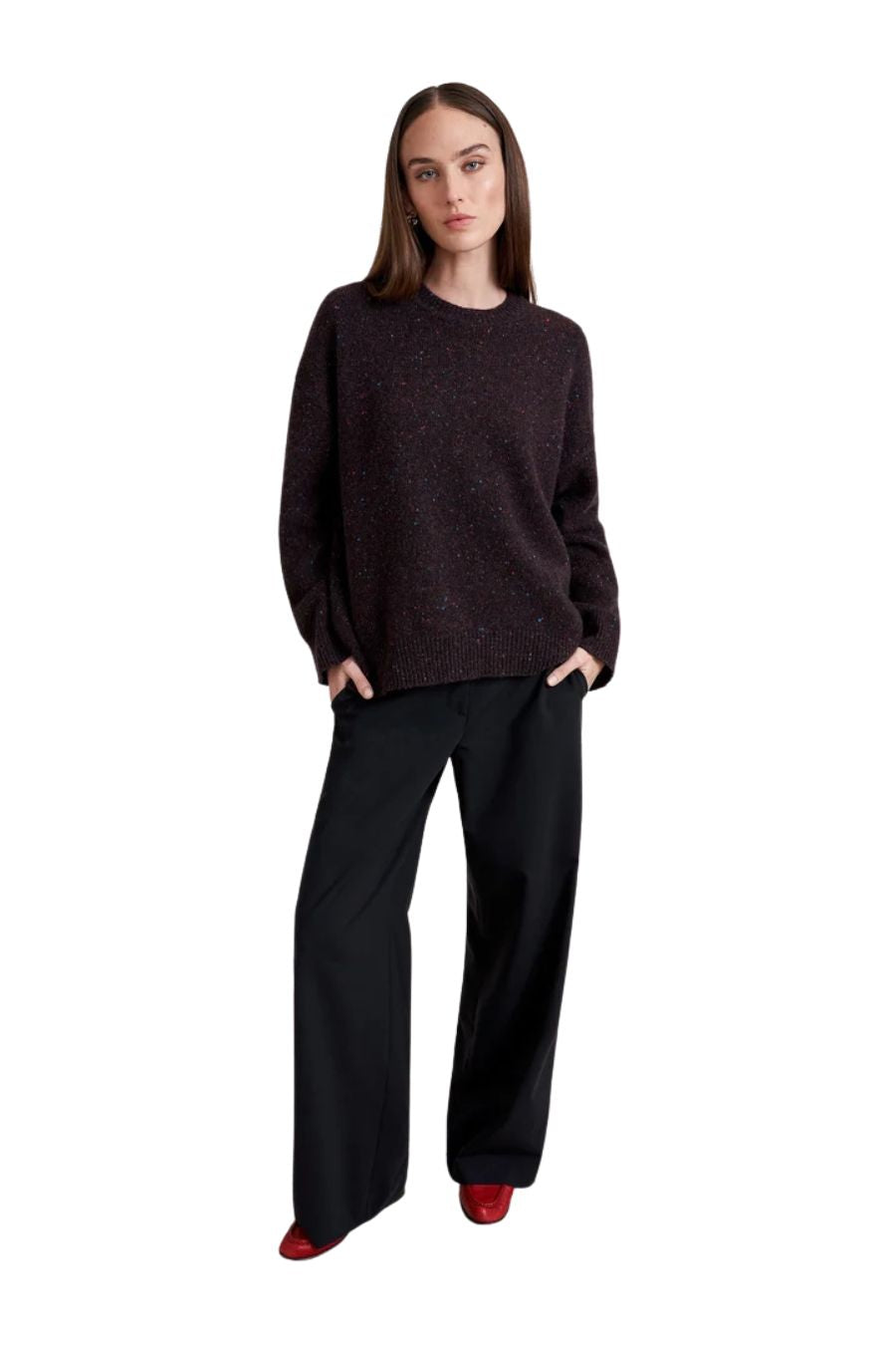 Lafayette Sweater in Chocolate