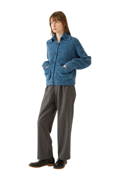 Alice Cardigan in Speckled Peacock