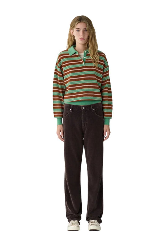 Collegiate Stripe Polo in Highland Combo