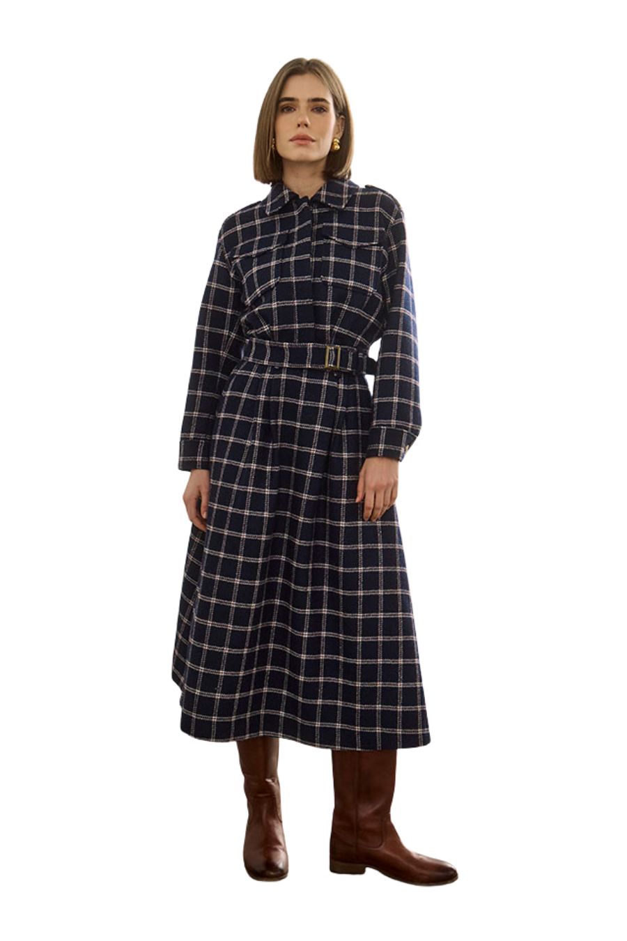 Queenby Skirt in St Andrews Check