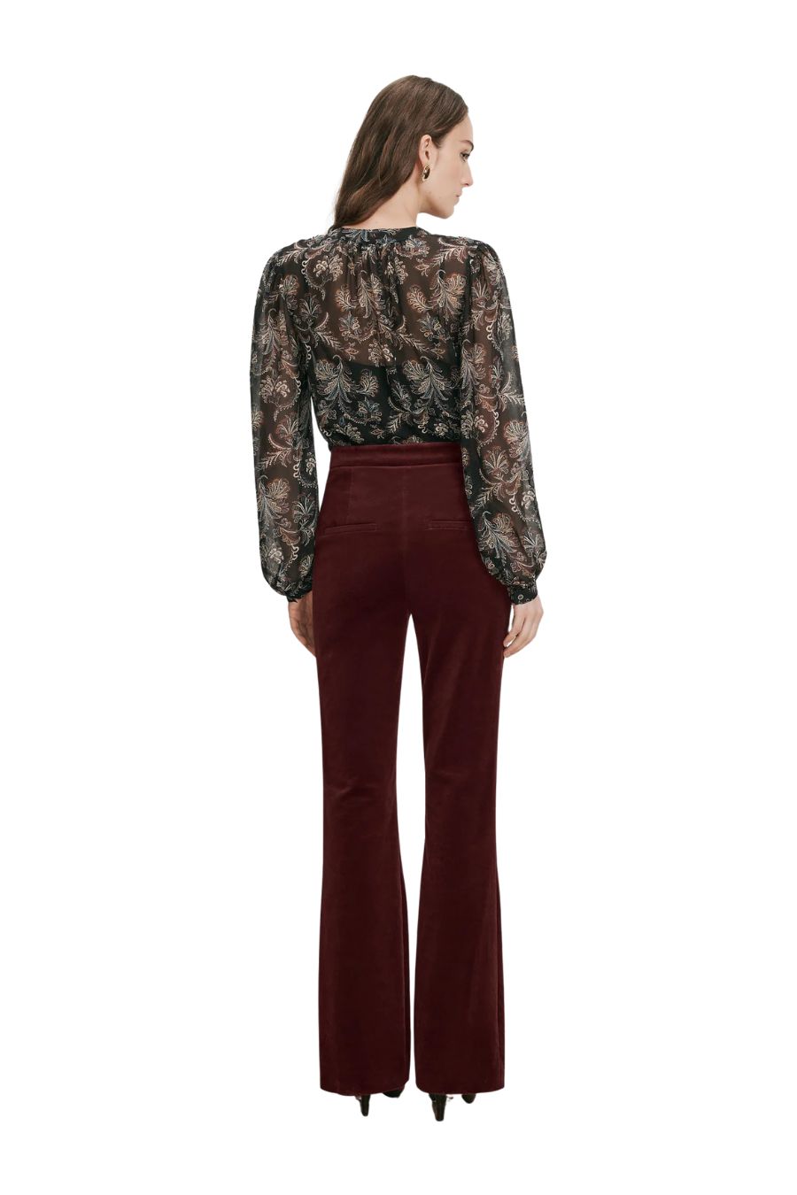 Ashlynn Blouse in Black Multi