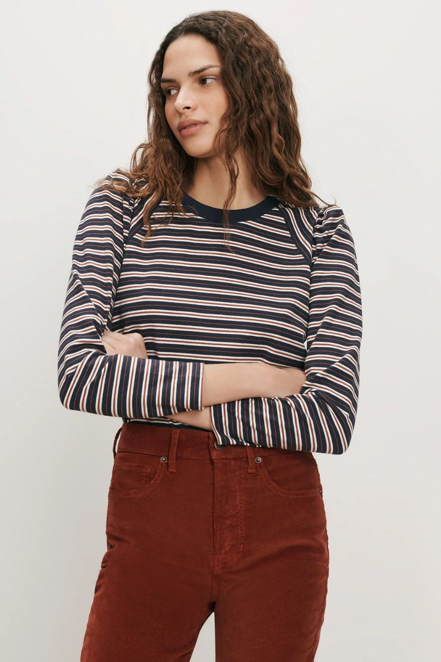 TS Mason Baseball Tee in Heritage Navy Multi