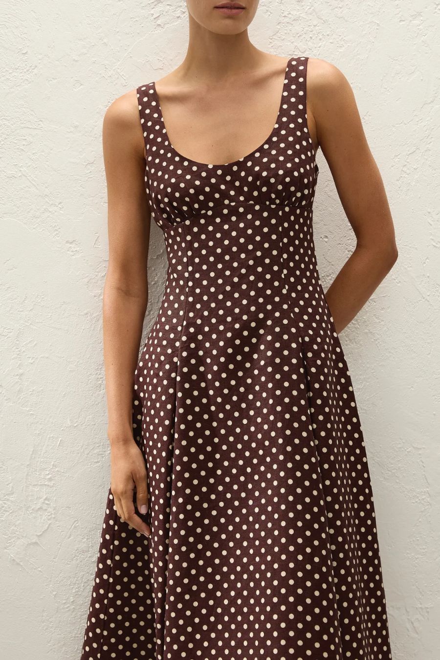 Esme Dress in Martinha Polka Dot by FAITHFULL THE BRAND