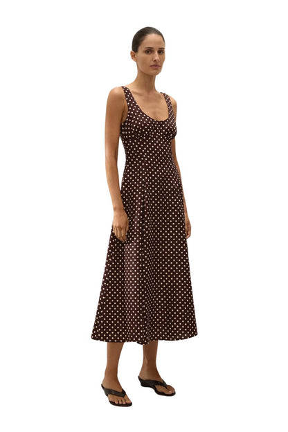 Esme Dress in Martinha Polka Dot by FAITHFULL THE BRAND