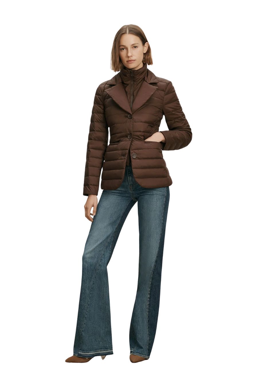 TS The Puffer Blazer in Espresso