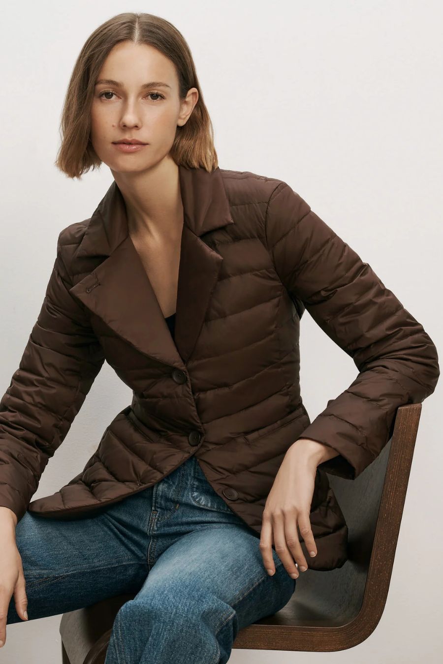 TS The Puffer Blazer in Espresso