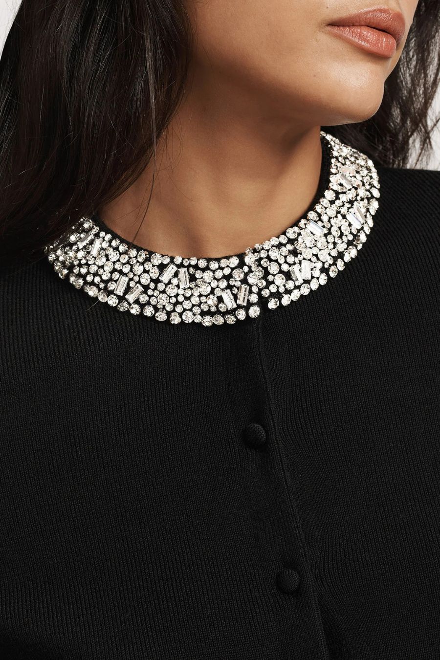 TS Daro Embellished Cardigan in Black