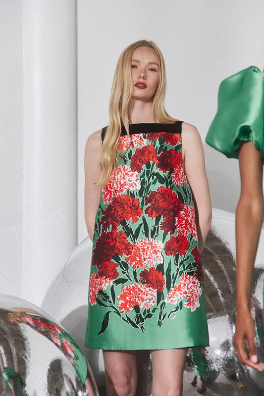 Roarke Dress in Evergreen Conservatory
