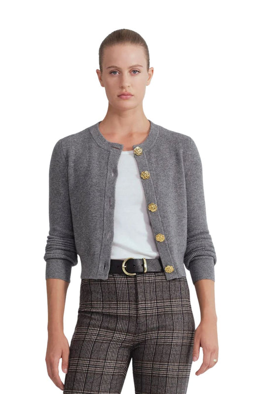 Ellery Cardigan in Grey Heather