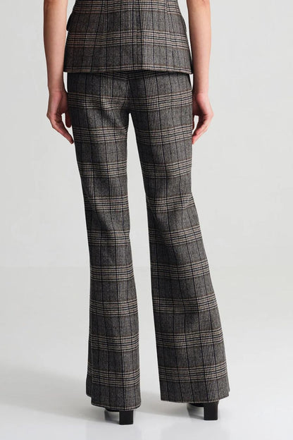 Annie Pant in Keighly Plaid Grey by Cara Cara