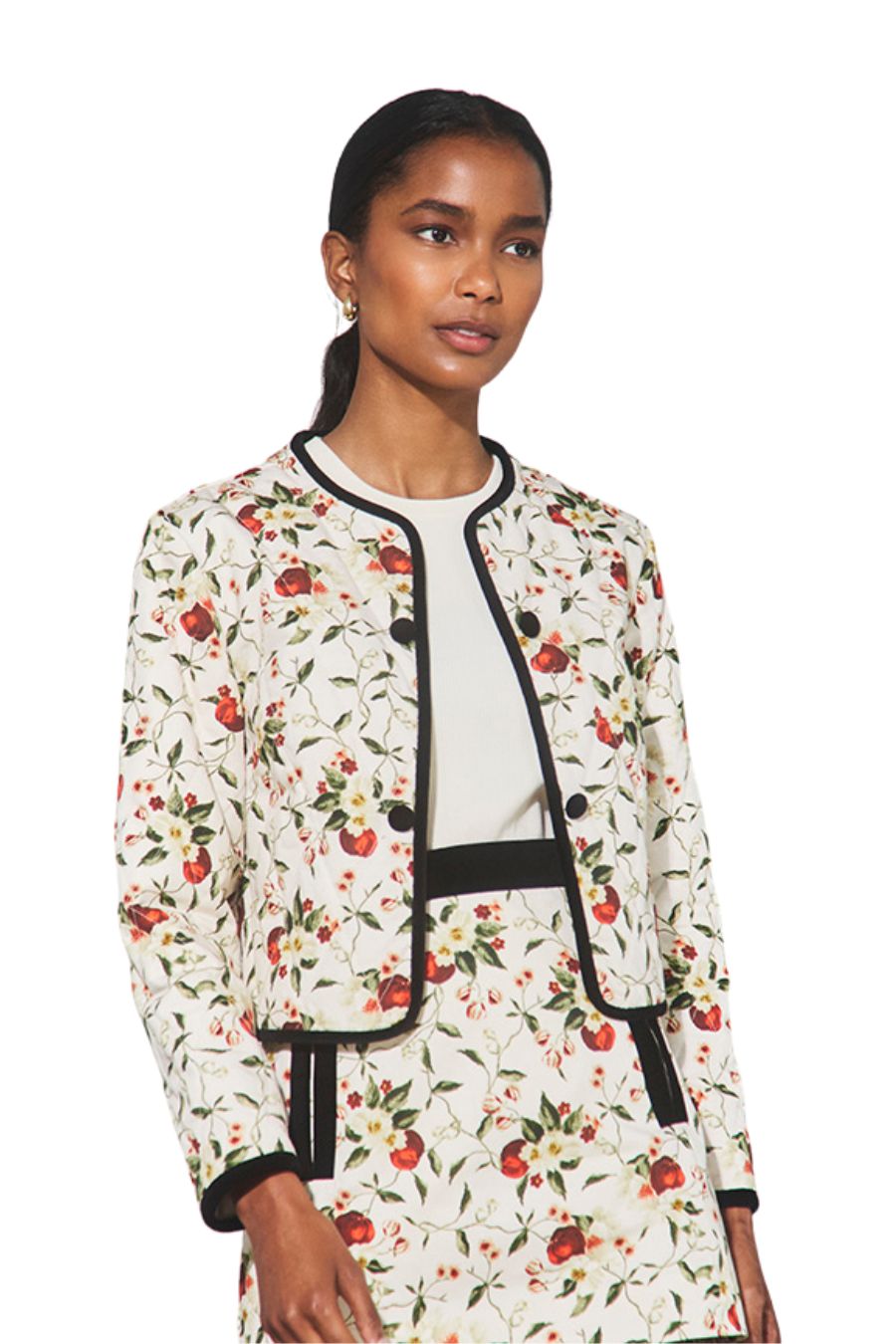 Atwood Jacket in Camellia Ivory by Hunter Bell