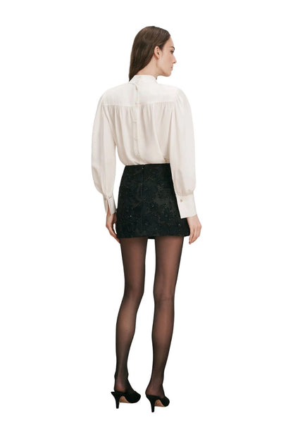 TS Olenna Skirt in Black Embellishment